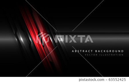 Futuristic Red Black Background Design Graphic by