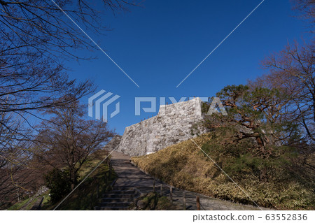 Fukushima Prefecture Nihonmatsu Castle Honmaru Ruins Stone Wall 63552836