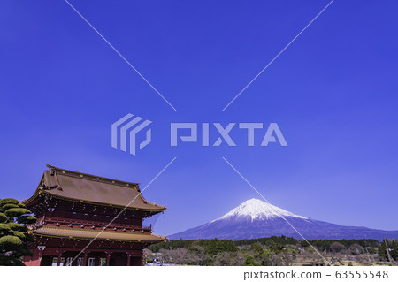 （靜岡）大石山三門和富士山正在裝修 63555548