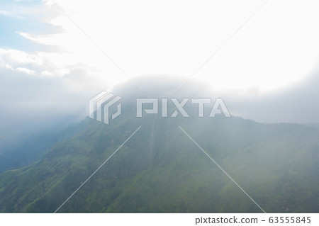 Mountain landscape, green slopes. Beauty of Mountain landscape, green slopes. Beauty of 63555845