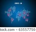 Coronavirus COVIT-19. Deadly type of virus 63557750