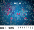 Coronavirus COVIT-19. Deadly type of virus 63557755