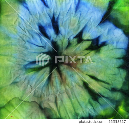 Dye batik fabric for background and texture 63558817