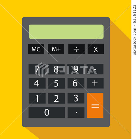 Flat Calculator Vector Illustration 63561122