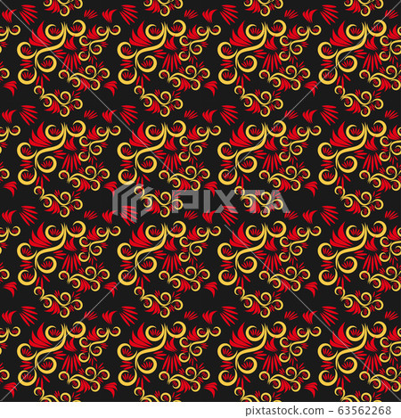 Abstract seamless colourful pattern exotic shapes Abstract seamless colourful pattern exotic shapes 63562268