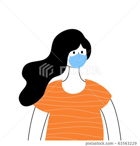 Woman in masks. protection from virus Woman in masks. protection from virus 63563229