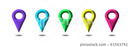 Map mark color variations 63563741