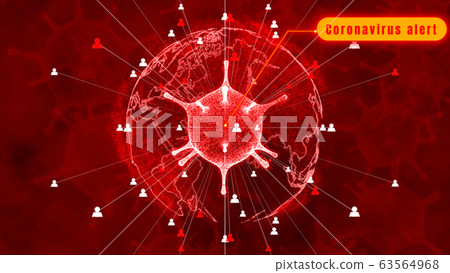 3d render, Virus of flu or microorganism, Rapid 63564968