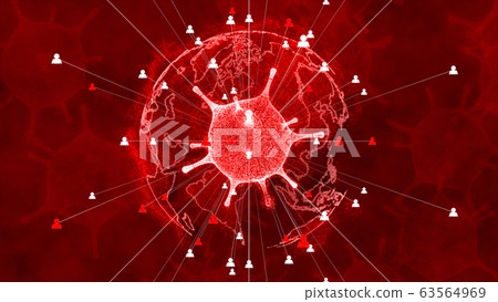 3d render, Virus of flu or microorganism, Rapid 3d render, Virus of flu or microorganism, Rapid 63564969