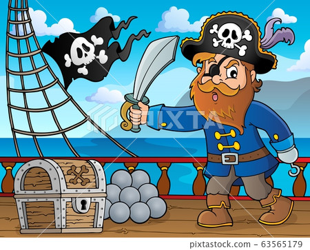 Pirate holding sabre theme 4 63565179