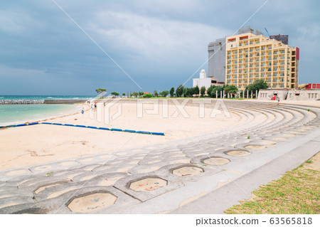 Sunset beach in Okinawa, Japan 63565818