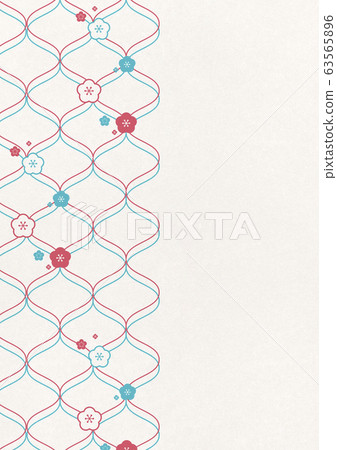 Japanese style background material-Japanese pattern-Plum blossom-Plum-Mesh Japanese style background material-Japanese pattern-Plum blossom-Plum-Mesh 63565896