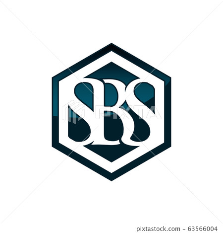 Hexagon shape logo letter template design vector - Stock Illustration ...