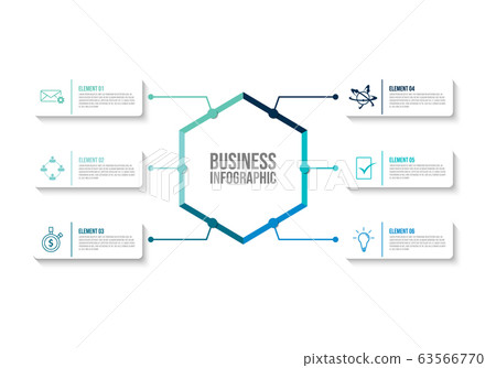 Business Data Visualization Infographic Design - 스톡일러스트 [63566770] - PIXTA