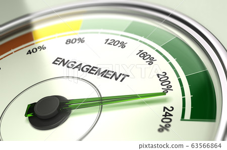 Employee or Company Engagement Concept Employee or Company Engagement Concept 63566864