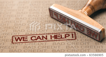 Bad Credit Fix. Debt Solutions Concept. Bad Credit Fix. Debt Solutions Concept. 63566905