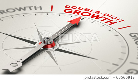 Double-Digit Growth Rate. Annual Results Concept 63566912
