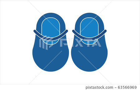 Summer sandal icon on white background vector... - Stock Illustration ...