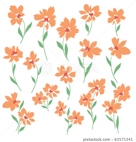 美麗的矢量花材料 美麗的矢量花材料 63571341