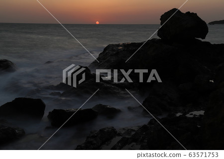 Sunset in the border country 63571753
