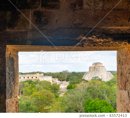 Uxmal an ancient Maya city of the classical period. Travel photo. Yucatan 63572413