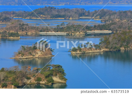 [宮城縣]松島灣天氣晴朗（日本三景） 63573519