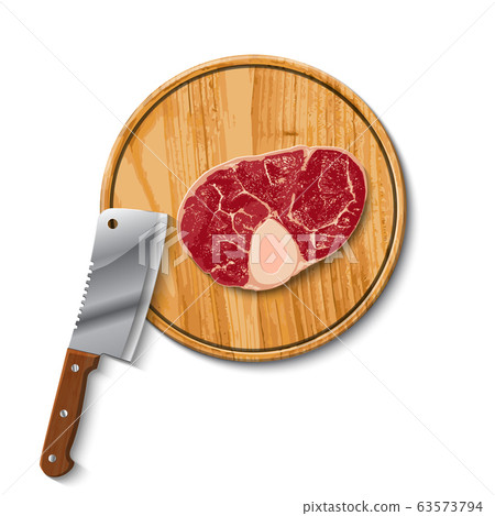 raw beef meat and butcher meat knife raw beef meat and butcher meat knife 63573794