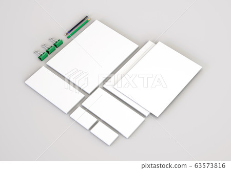 Realistic Stationery Mockups Set. 63573816