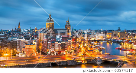 Amsterdam, Netherlands Old Centre District 63574117