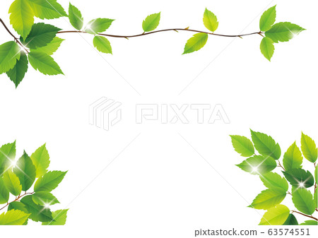 葉背景框架 插圖素材 圖庫 葉背景框架 插圖素材 圖庫