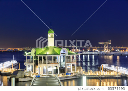 橫濱_ Pokarisanbashi夜景 橫濱_ Pokarisanbashi夜景 63575693