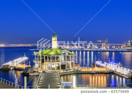 橫濱_ Pokarisanbashi夜景 橫濱_ Pokarisanbashi夜景 63575699