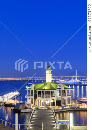 橫濱_ Pokarisanbashi夜景 橫濱_ Pokarisanbashi夜景 63575700