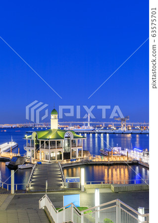 橫濱_ Pokarisanbashi夜景 橫濱_ Pokarisanbashi夜景 63575701