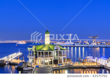 橫濱_ Pokarisanbashi夜景 橫濱_ Pokarisanbashi夜景 63575702