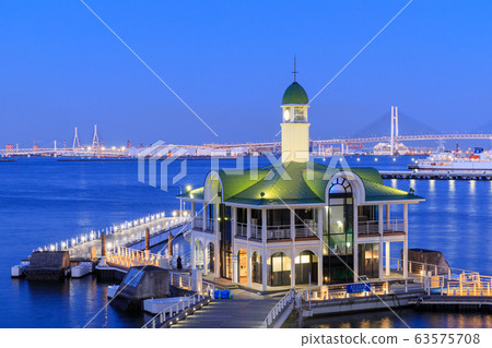 橫濱_ Pokarisanbashi夜景 橫濱_ Pokarisanbashi夜景 63575708