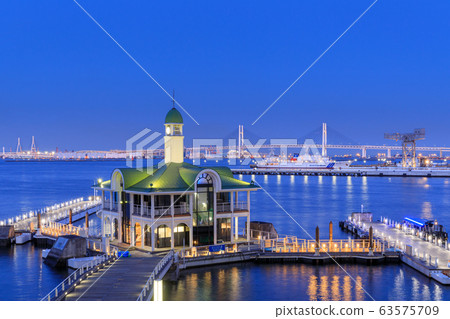 橫濱_ Pokarisanbashi夜景 橫濱_ Pokarisanbashi夜景 63575709