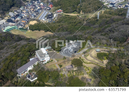 下關市附近的Himonoyama索道的鳥瞰圖 63575799