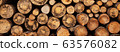Fireplace wood logs texture 63576082