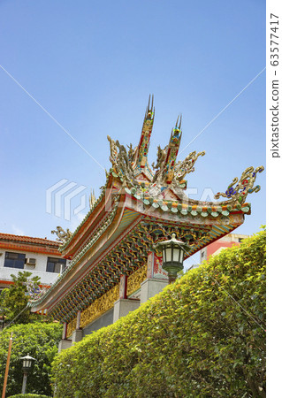 Decoration of the roof of Yongsan Temple 63577417