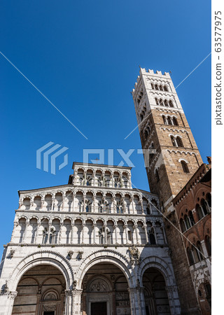 Cathedral of San Martino in Lucca downtown - Tuscany Italy Cathedral of San Martino in Lucca downtown - Tuscany Italy 63577975