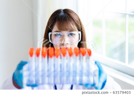 Medical research scene Medical research scene 63579403