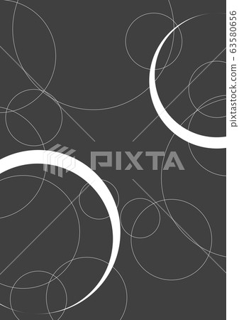 Background material for design that makes heavy use of circles 63580656
