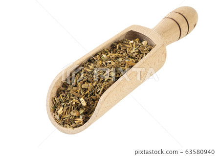 celandine or in latin Chelidonii harba in wooden 63580940