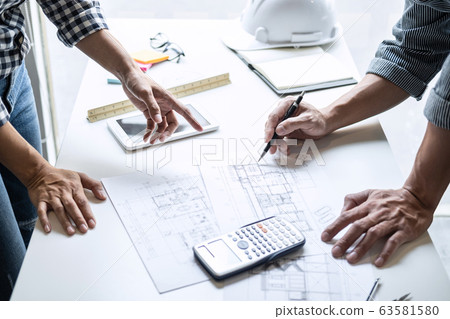 Construction and structure concept of Engineer or Construction and structure concept of Engineer or 63581580