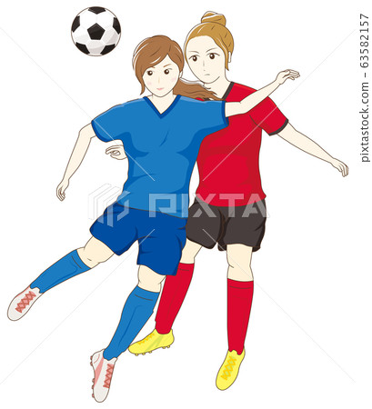 Women playing soccer 07 63582157