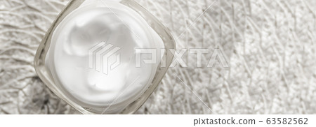 Face cream moisturizer in a jar, luxury skincare cosmetics and organic anti-aging product for health and beauty 63582562