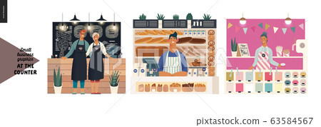 Counters - small business graphics Counters - small business graphics 63584567