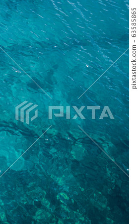 Aerial view of the sea surface Aerial view of the sea surface 63585865