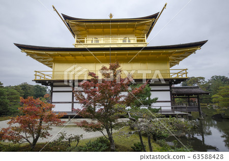 View of Kinkakuji, Temple of the Golden Pavilion View of Kinkakuji, Temple of the Golden Pavilion 63588428